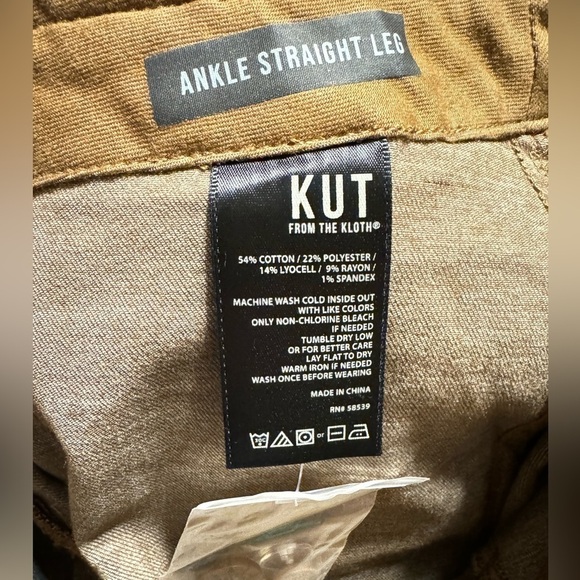 Kut From The Kloth Ankle Straight Pants 6 - Picture 7 of 9